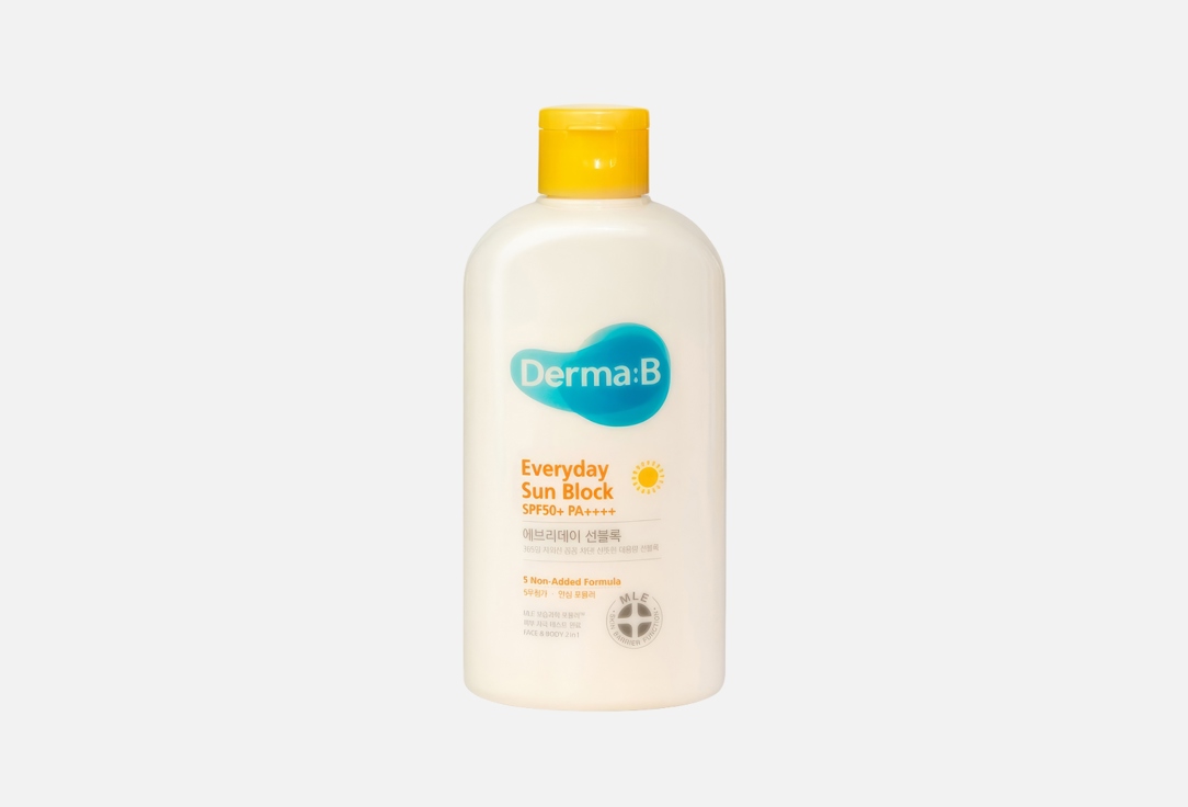 Derma:B Face and body lotion SPF50+ PA++++ Everyday Sun Block