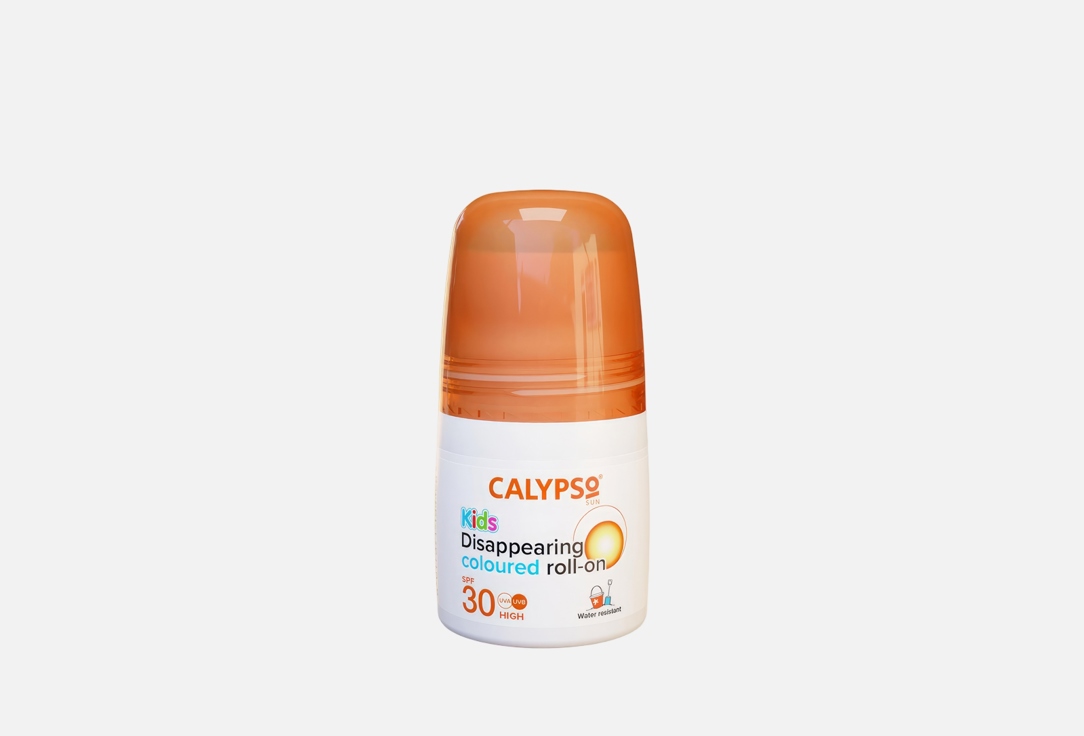 Calypso Sunscreen Roll-On Lotion SPF 30  Kids Colored