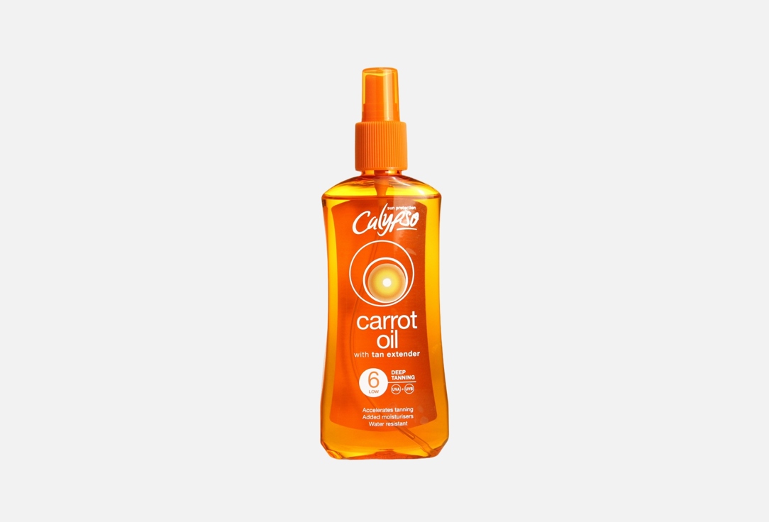 Calypso Carrot oil tanning spray SPF6 Carrot