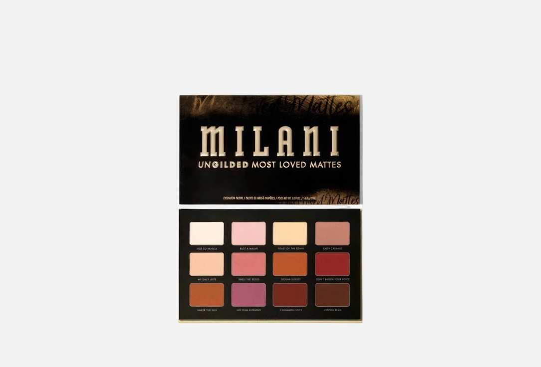 MILANI Matte Eyeshadow Palette Ungilded Most Loved Mattes 