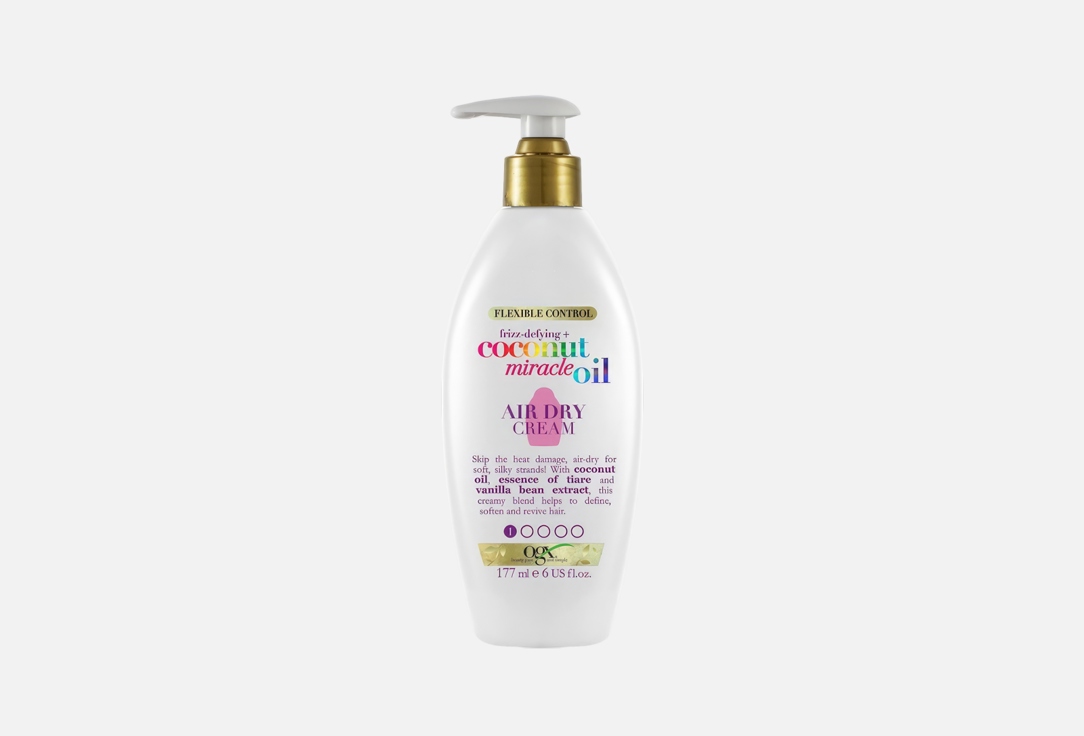 OGX Air Dry Cream Frizz-defying + Coconut Miracle Oil