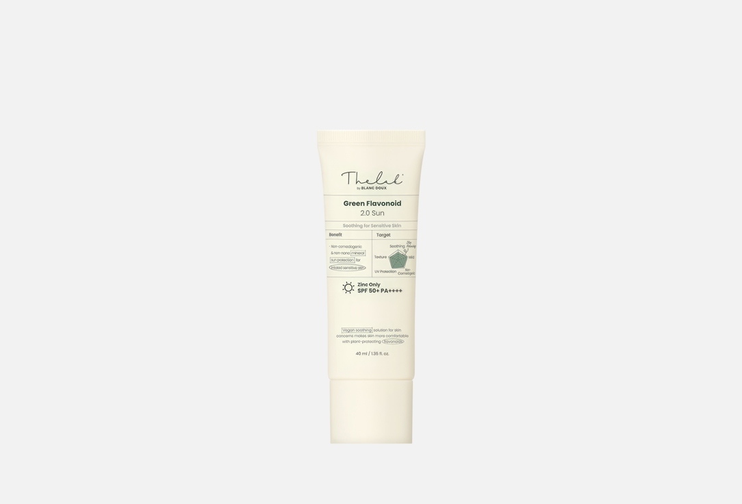 THE LAB by blanc doux Face Sunscreen Cream Green Flavonoid 2.0