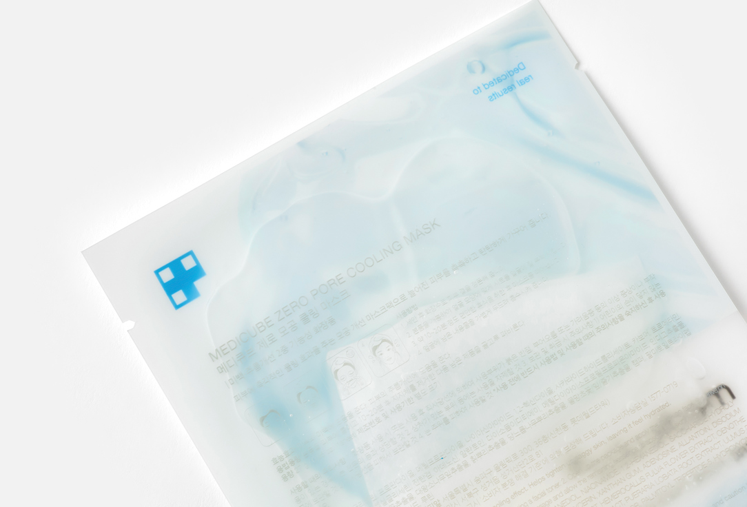 Medicube Охлаждающая тканевая маска для лица ZERO PORE COOLING
