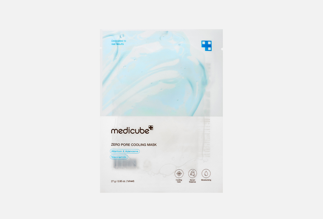 Medicube Охлаждающая тканевая маска для лица ZERO PORE COOLING