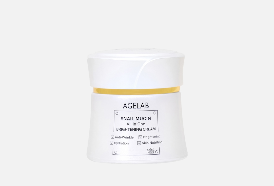 Age lab Brightening Face Cream Snail Mucin All In One