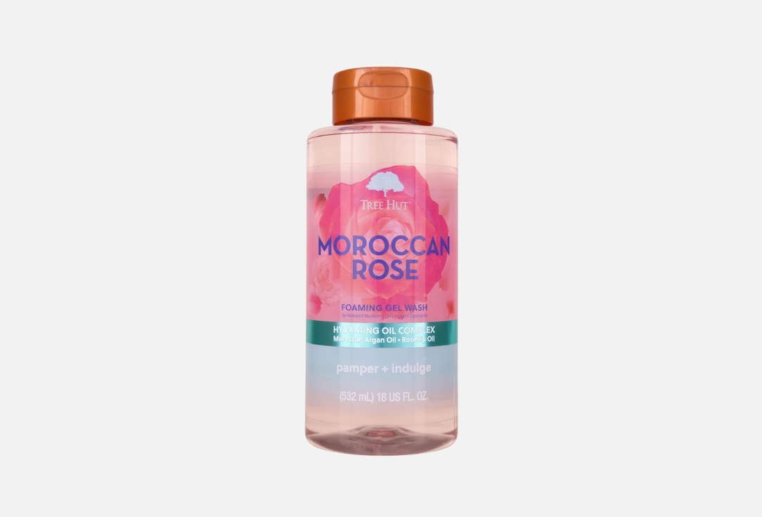 TreeHut Foaming Gel Wash Moroccan Rose