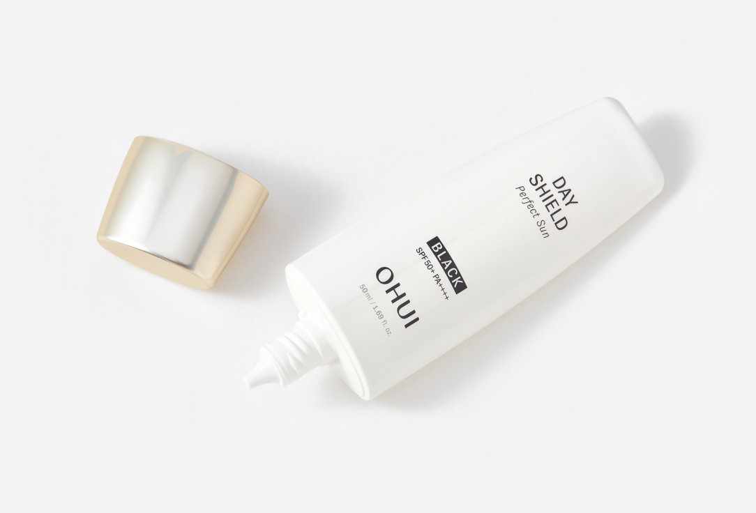 OHUI Sunscreen Face cream SPF 50+ PA++++ Day shield perfect sun black