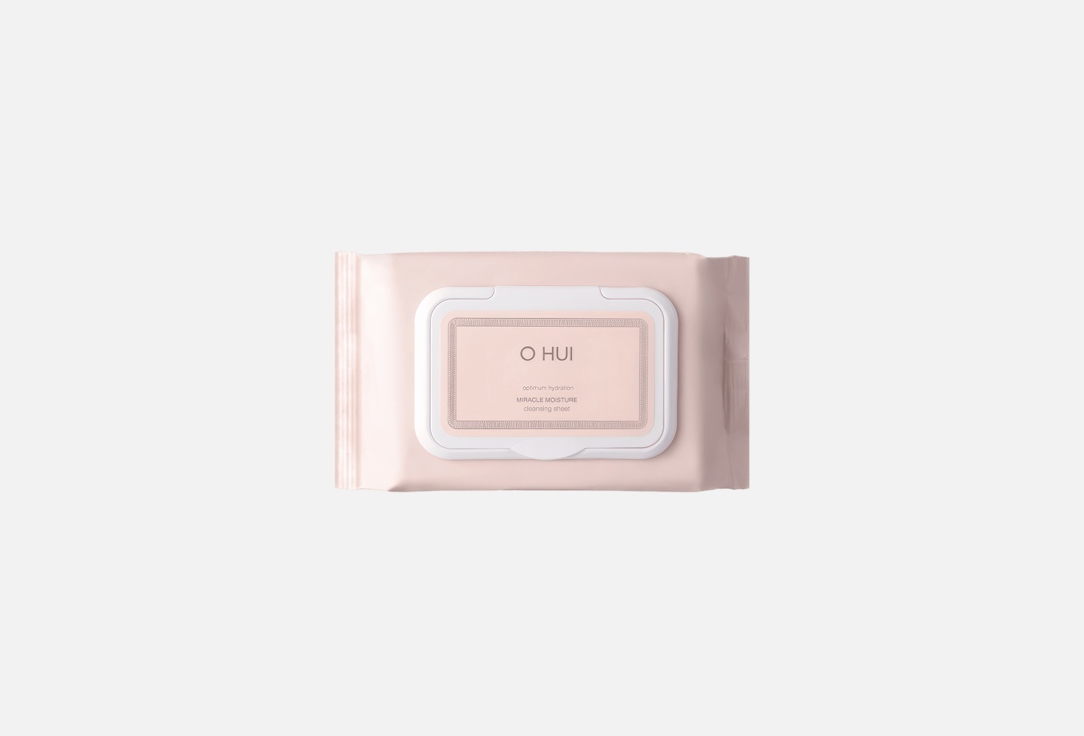 OHUI Face cleansing and moisturizing wipes Miracle moisture