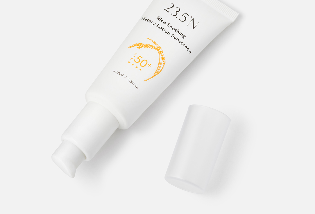 23.5°N Lotion Sunscreen SPF50+ Rice Soothing Watery