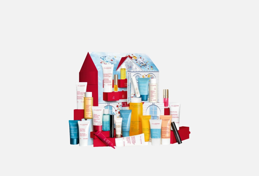 Clarins Skin care & Makeup Gift Set 24-Day Advent Calendar