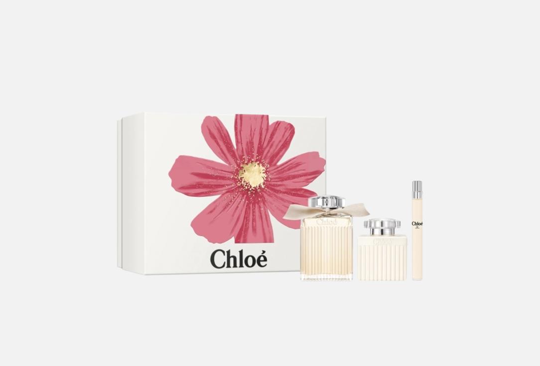 Chloé Gift set: eau de parfum, body lotion, eau de parfum travel size SIGNATURE