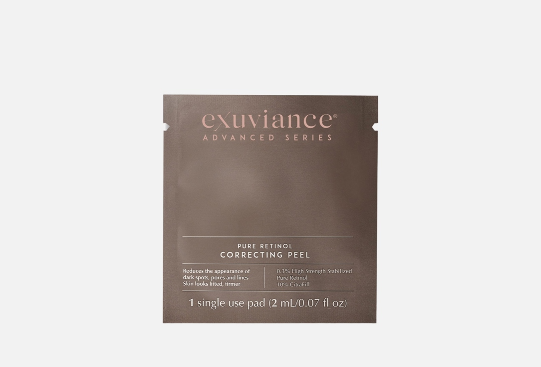 EXUVIANCE Anti-spot face pads set Pure Retinol Correcting Peel