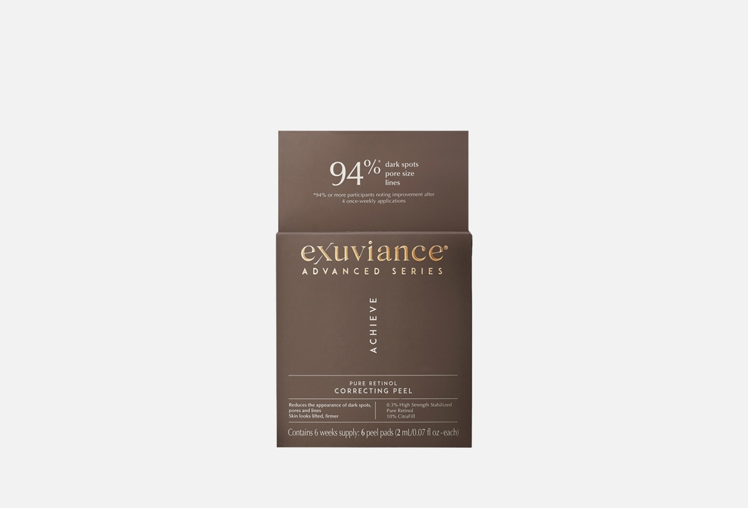 EXUVIANCE Anti-spot face pads set Pure Retinol Correcting Peel