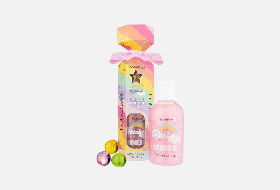 Bubble T Shower gel & bath Pearls set The rainbow edition