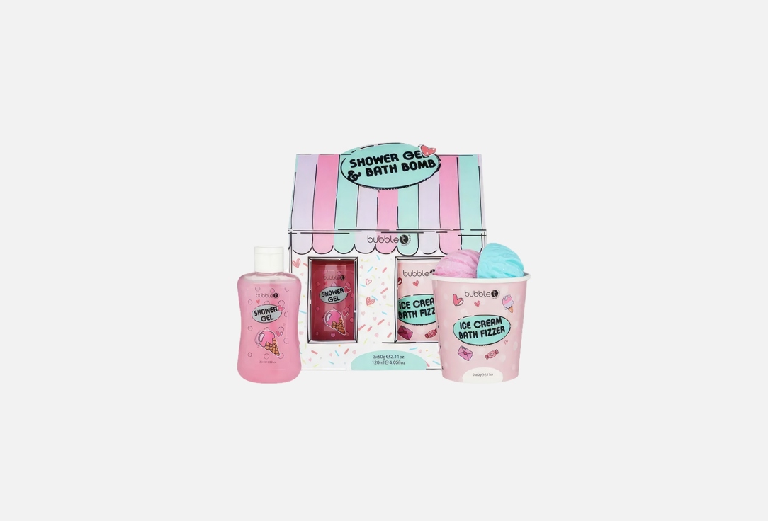 Bubble T gift set: Shower gel, bath fizzer Cartoon