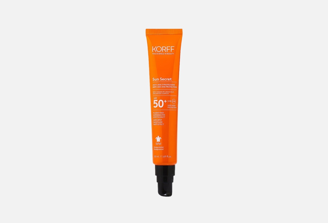 KORFF Face Fluid SPF50+ Sun Secret Anti-Spot Face Fluid