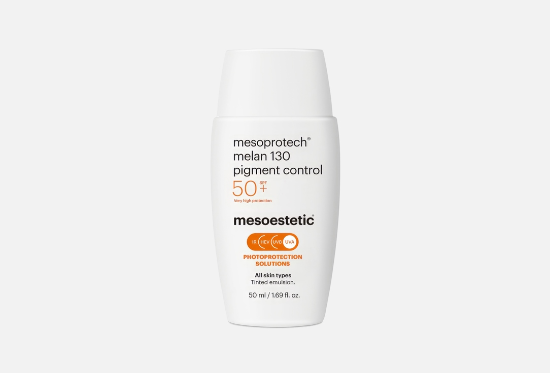 Mesoestetic pigment control sunscreen SPF 50+ mesoprotech melan 130