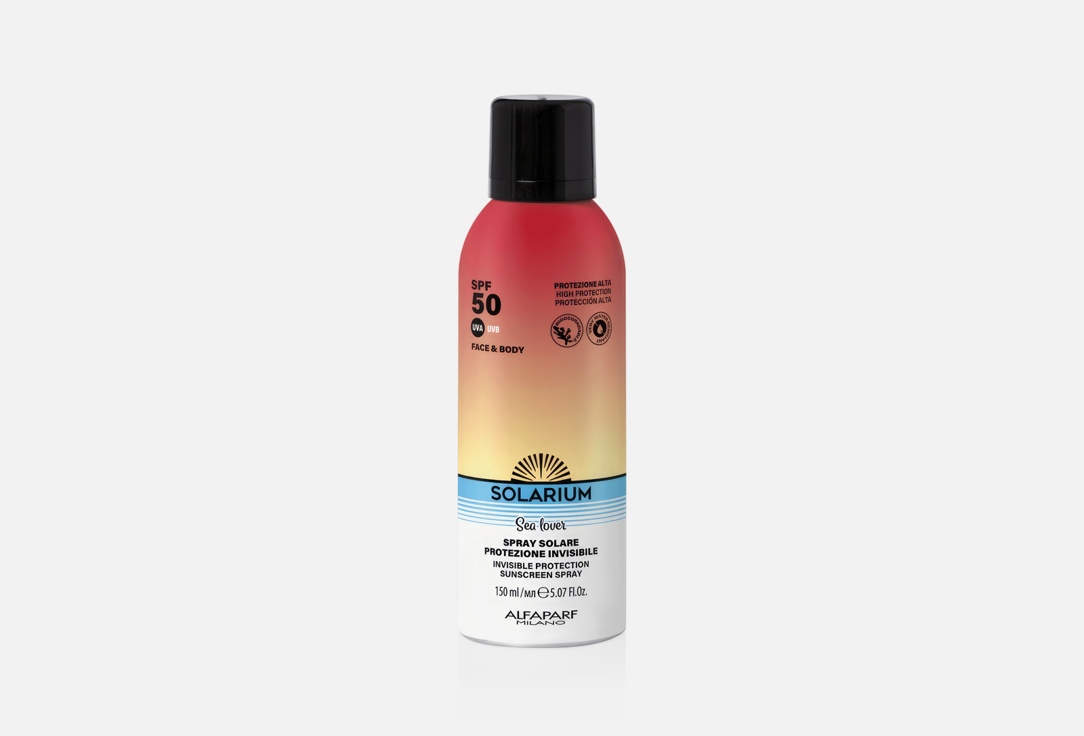 SOLARIUM Invisible sun protection spray SPF 50 Sea Lover