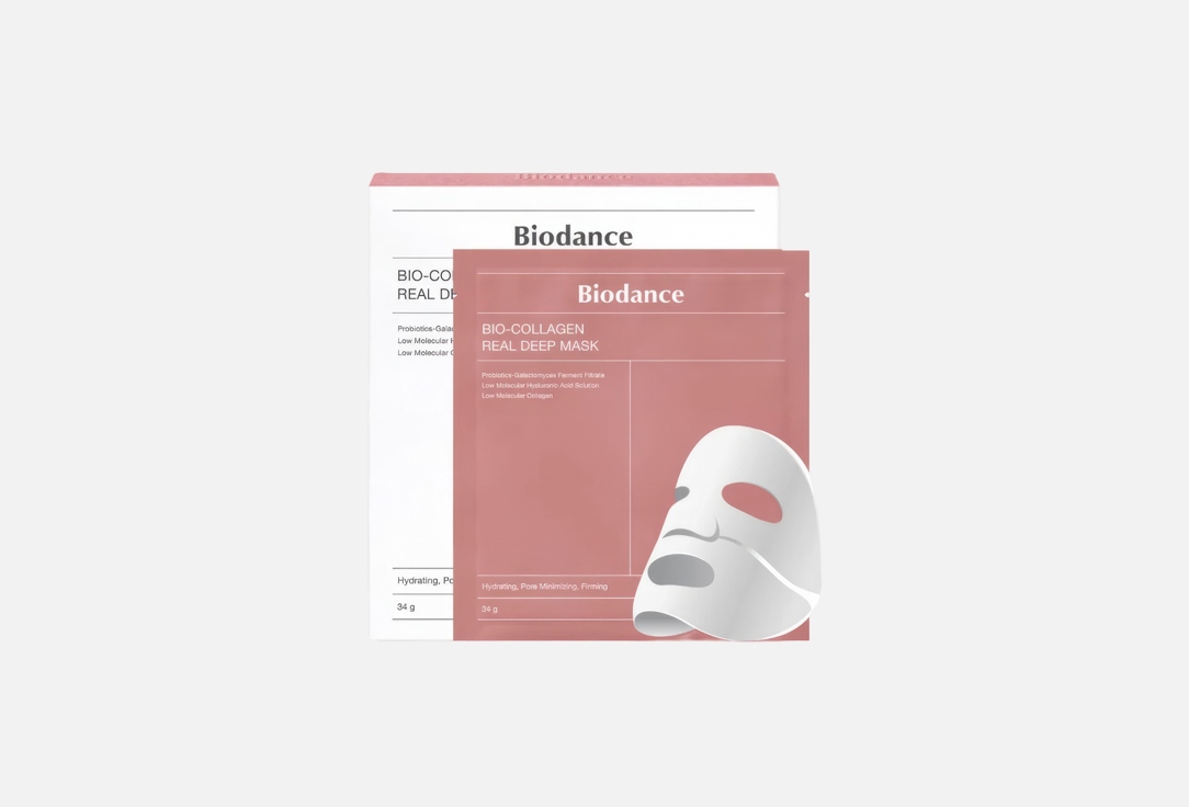 Biodance moisturizing Face sheet mask Bio-Collagen Real Deep Mask