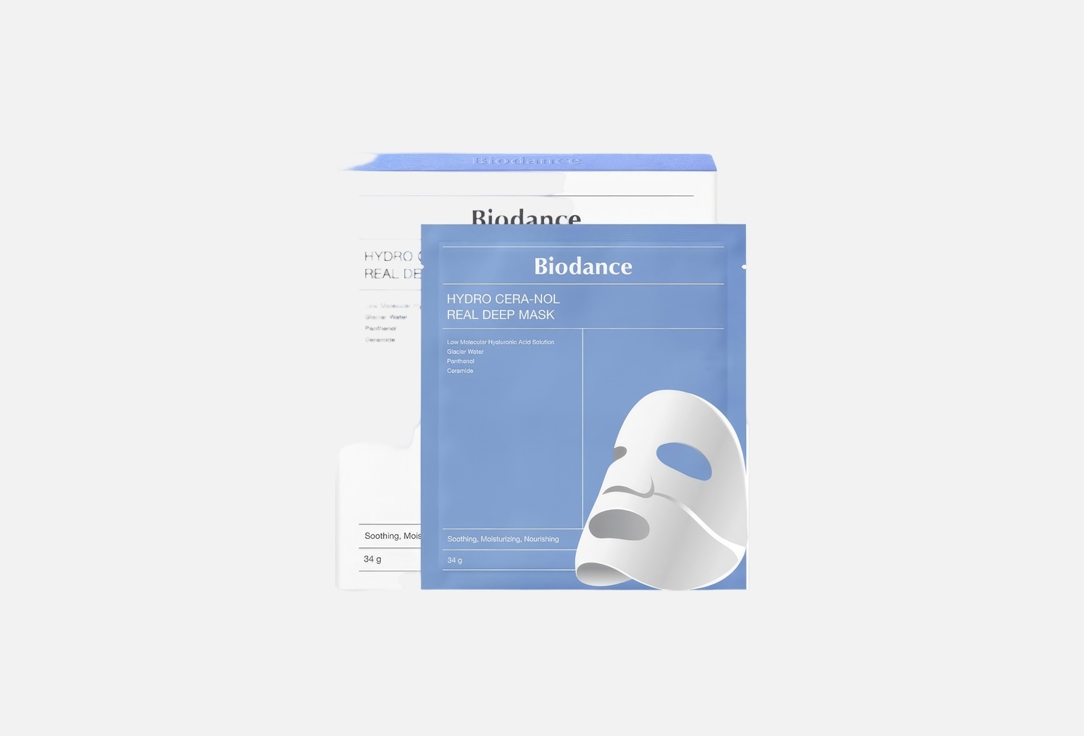 Biodance Nourishing Face sheet mask Hydro Cera-nol Real Deep Mask 