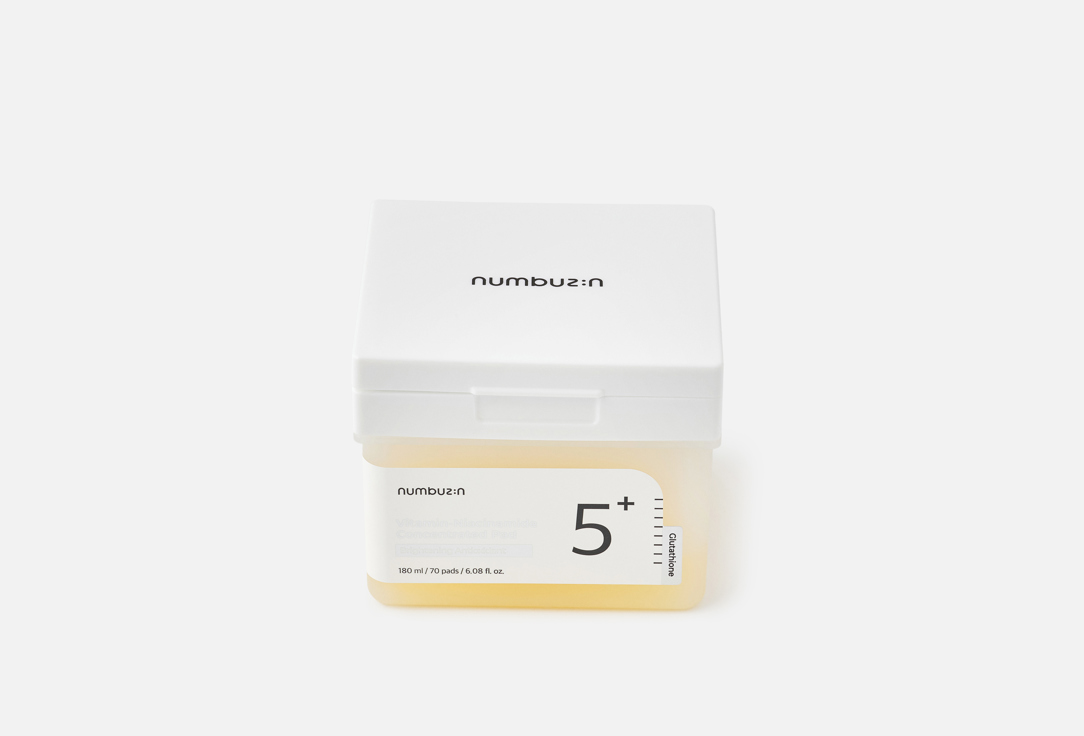 NUMBUZIN Numbuzin No.5 Vitamin-Niacinamide Concentrated Pad 180Ml / 70 Pads 5 Vitamin-Niacinamide