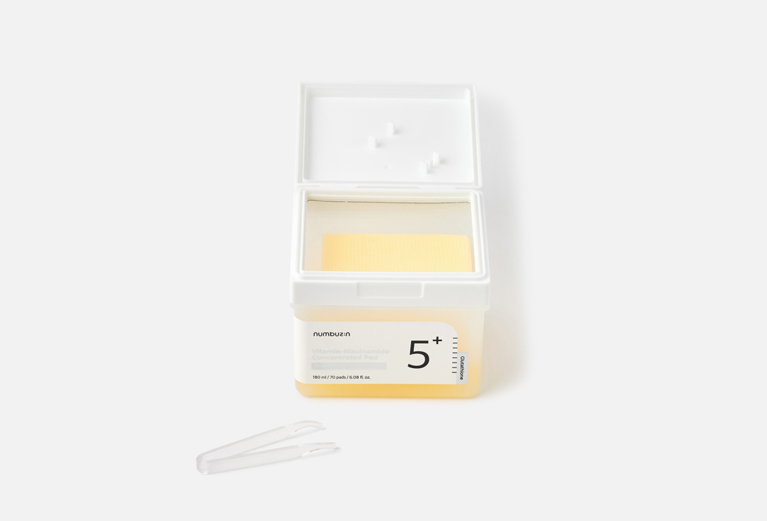 NUMBUZIN Numbuzin No.5 Vitamin-Niacinamide Concentrated Pad 180Ml / 70 Pads 5 Vitamin-Niacinamide