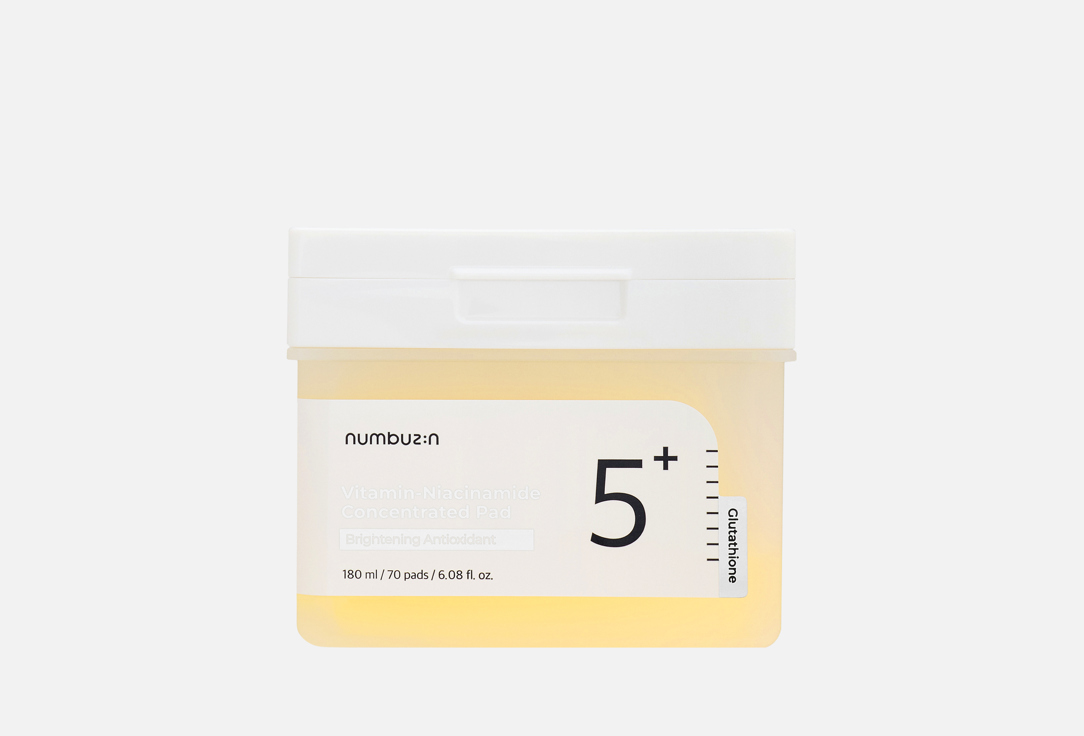 NUMBUZIN Numbuzin No.5 Vitamin-Niacinamide Concentrated Pad 180Ml / 70 Pads 5 Vitamin-Niacinamide