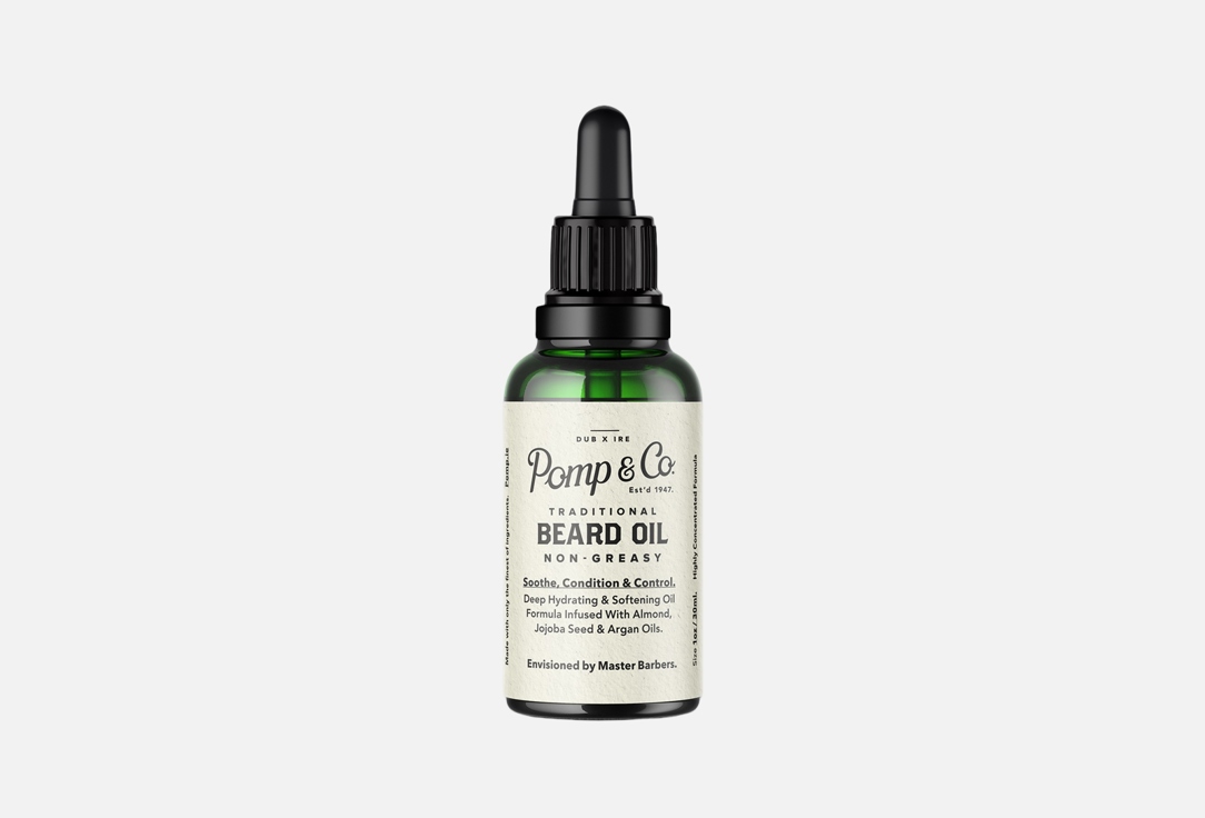 Pomp & Co Soothing Beard Oil  Lime & Black Pepper