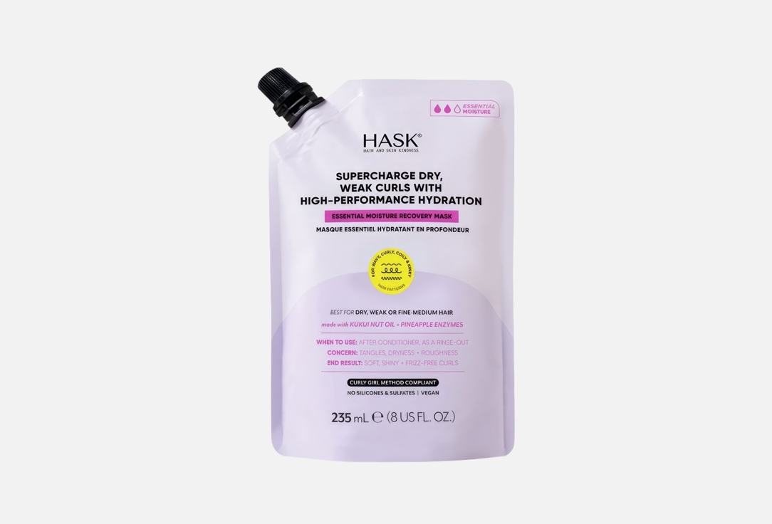 Hask ESSENTIAL MOISTURE RECOVERY HAIR MASK TEXTURE SOLUTIONS