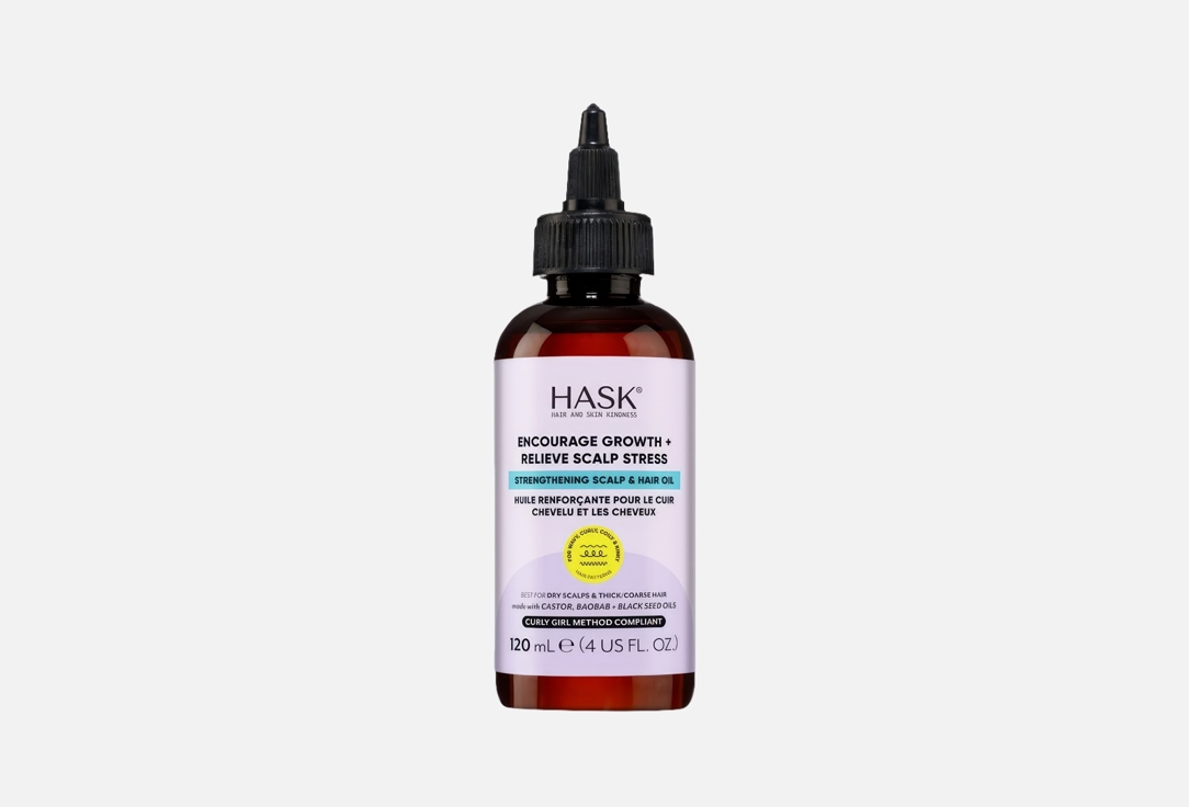 Hask HAIR STRENGTHENING SCALP & HAIR OIL TEXTURE SOLUTIONS