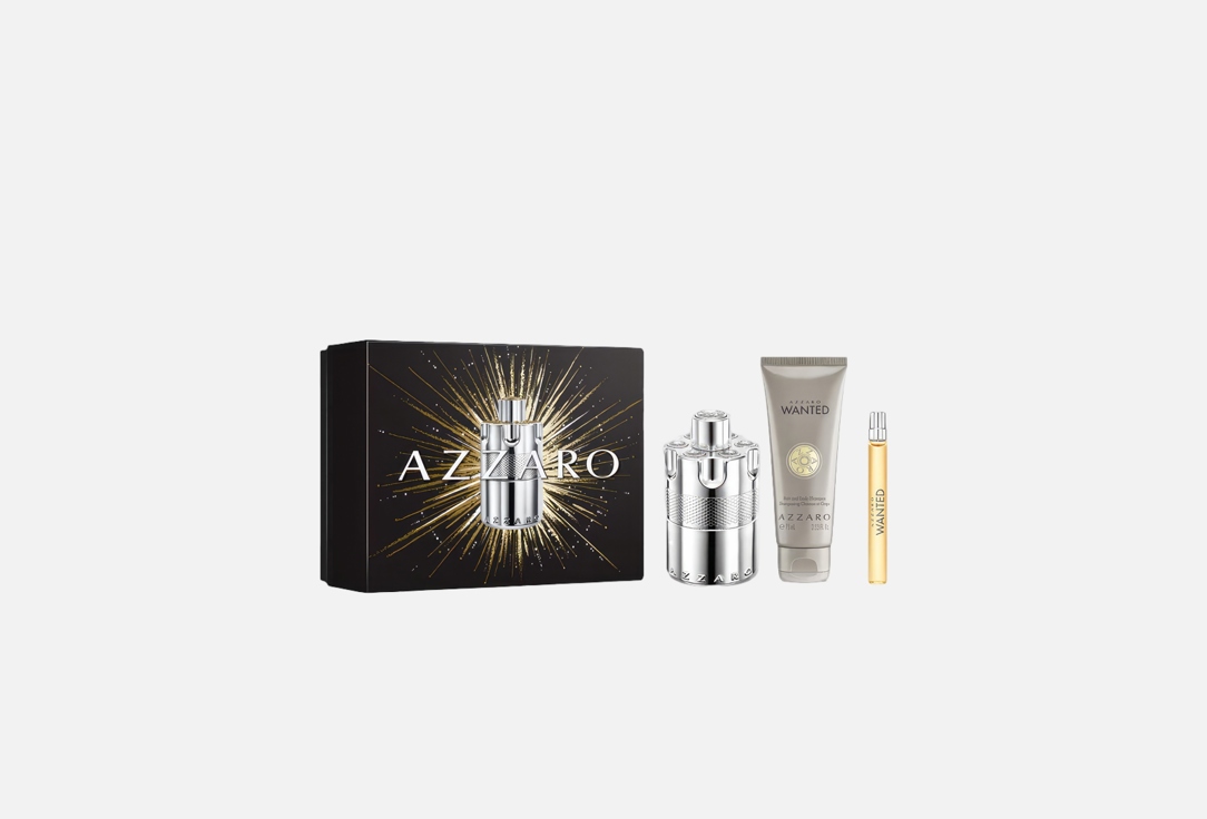 Azzaro Eau de parfum & Shampoo Set Wanted