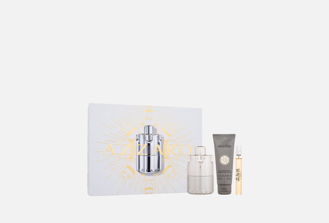 Azzaro Eau de parfum & Shampoo Set Wanted Special Edition