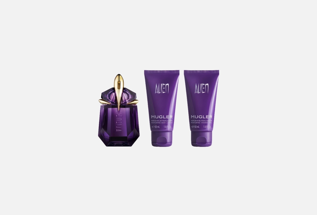 Mugler Gift Set: Eau de parfum, Body Lotion, Shower Gel  ALIEN