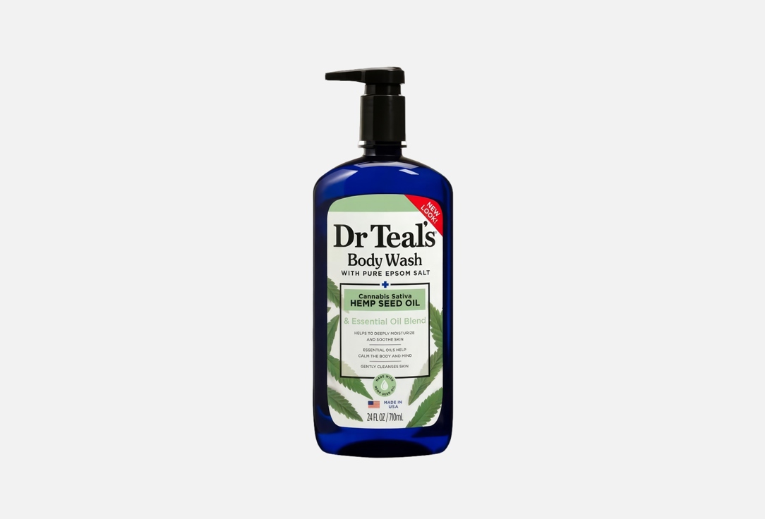 DR TEALS Epsom Salt Body Wash Cannabis Sativa Hemp Seed Oil