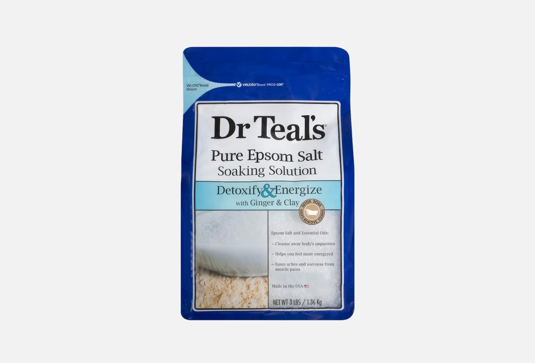 DR TEALS Epsom Bath Salt Ginger & Clay