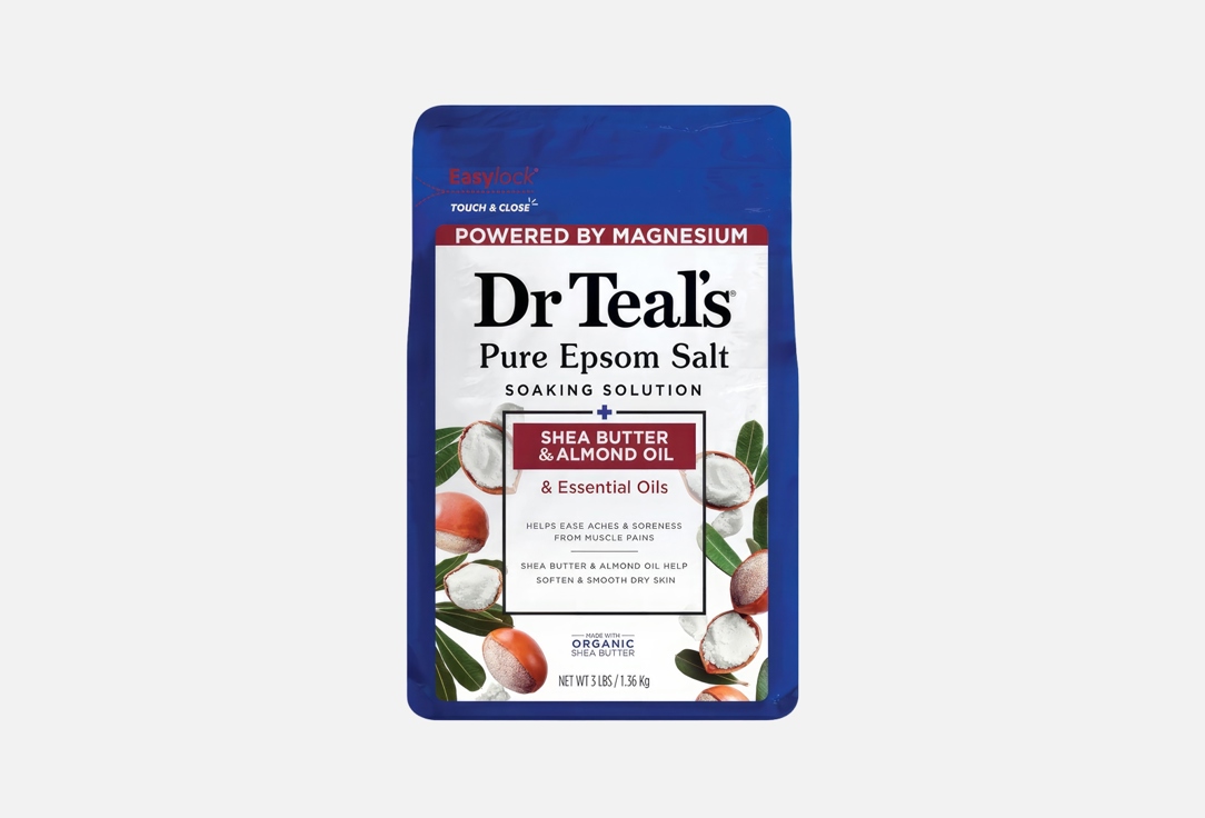 DR TEALS Epsom Bath Salt Shea Butter & Almond Oil