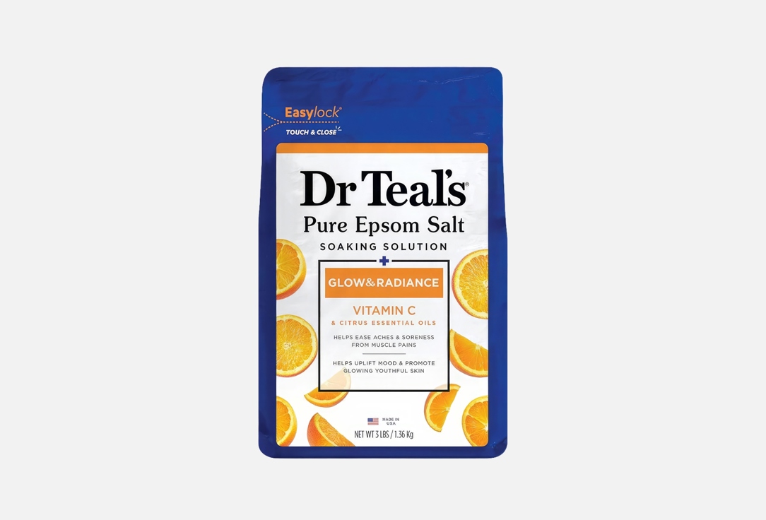 DR TEALS Epsom Bath Salt Vitamin C & Citrus Oils