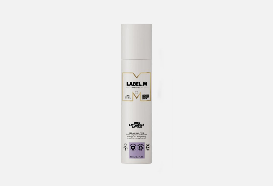 label.M Revitalising hair lotion Curl Activating