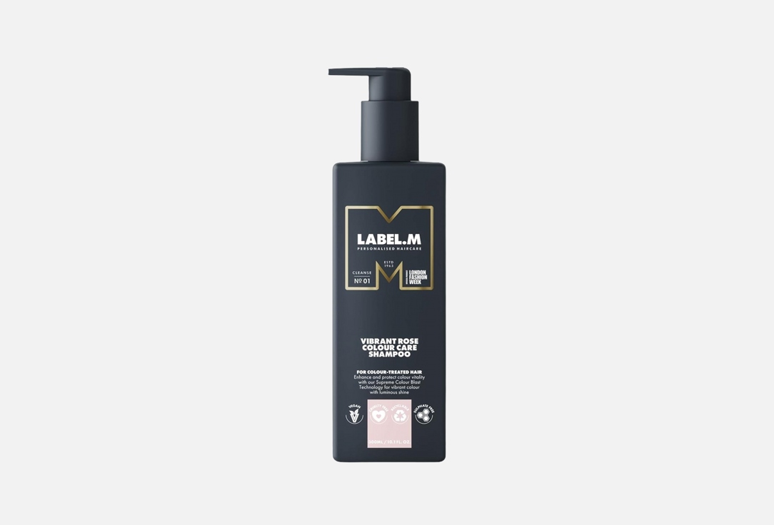 label.M Сolour care shampoo Vibrant rose