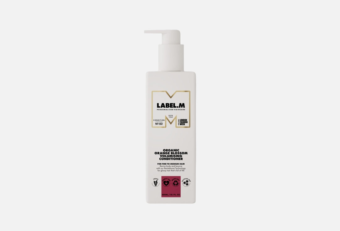 label.M Volumising conditioner Organic Orange Blossom