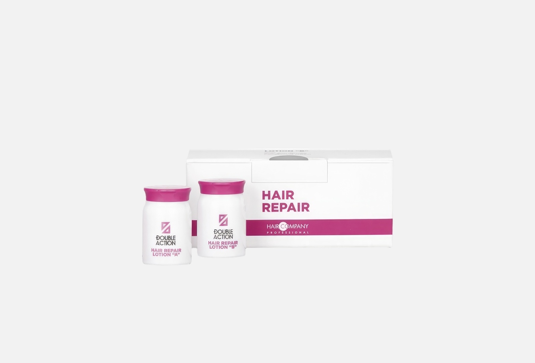 Hair Company Porfessional Repairing Hair Ampoules Double Action Hair Repair A + B