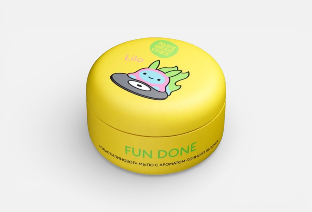 Nudibranches modelling soap FUN DONE! crispy apple flavor modelling soap