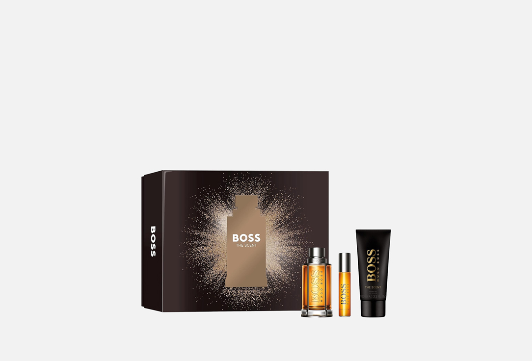 Hugo Boss Gift Set: Eau De Toilette, Pen Spray, Shower Gel The Scent