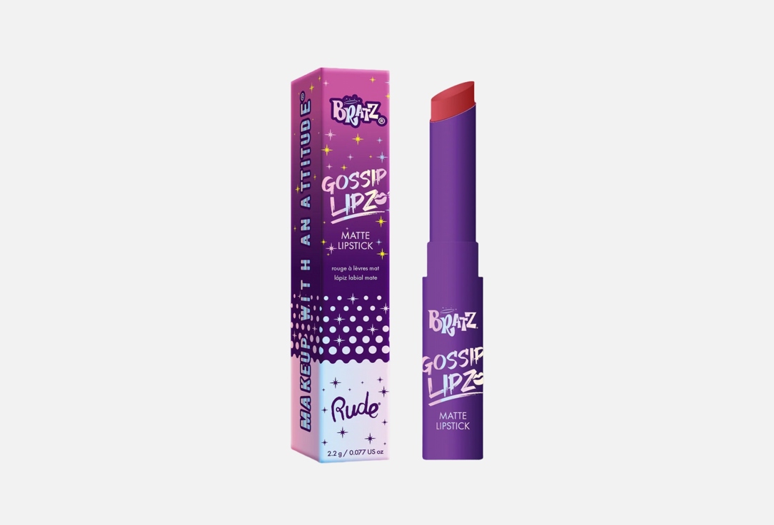 Rude Licence Creamy matte lipstick Bratz gossip lipz