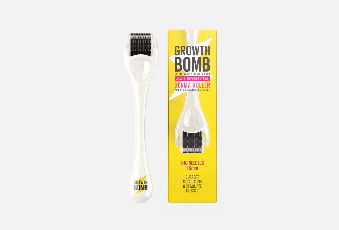 Growth Bomb Derma Roller Sclap invigorating