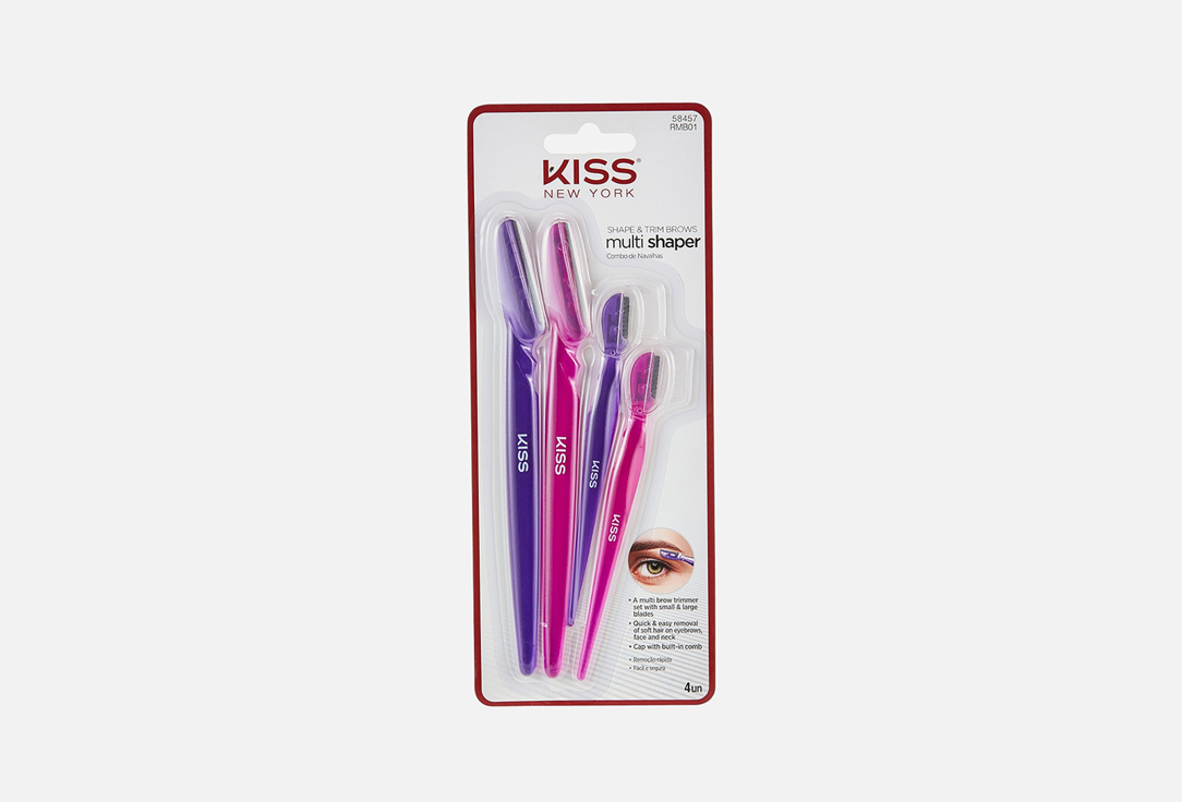 Kiss Eyebrow trimmer with large and small blades SHAPE & TRIM