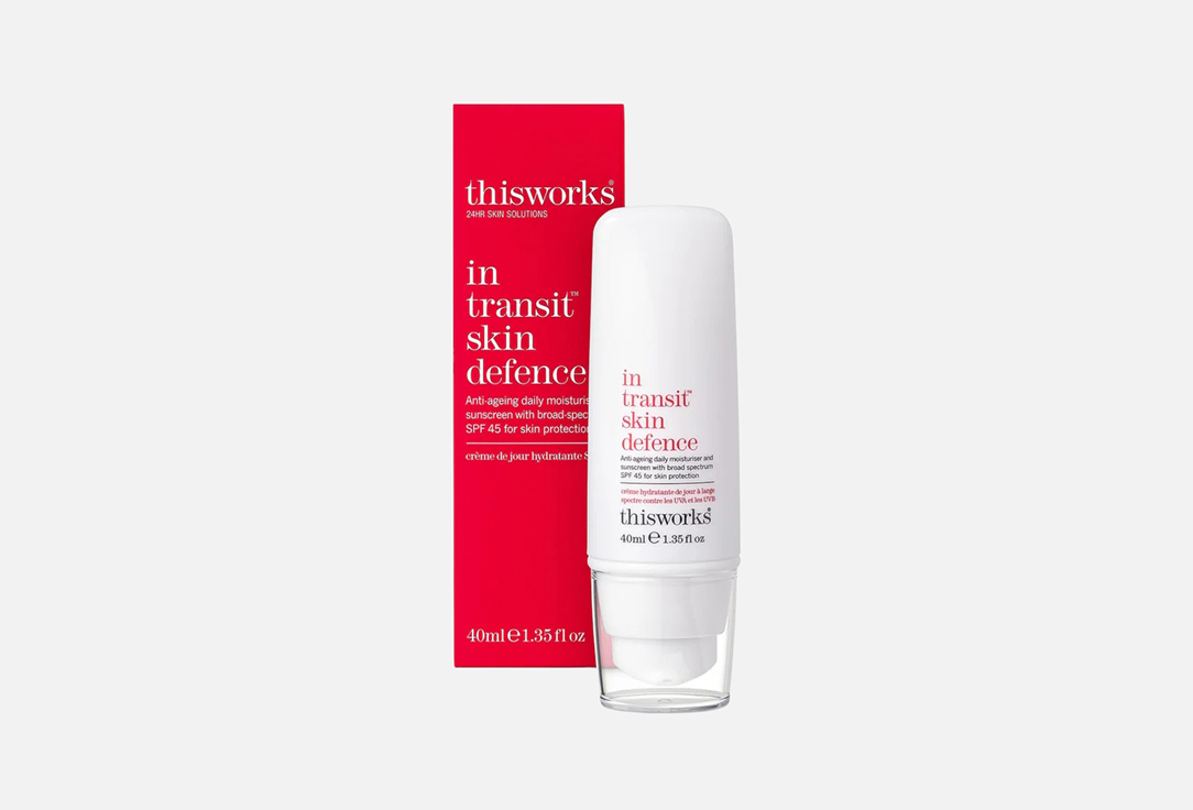 This Works Moisturizing Cream SPF45 In transit skin defence