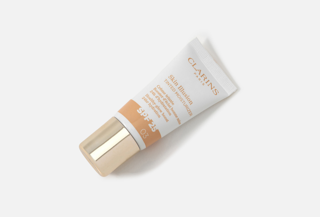Clarins Illuminating Creamy Foundation SPF25 Skin Illusion Tinted Moisturizer