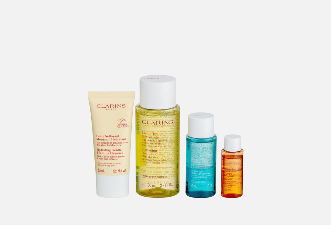 Clarins Skin Care Set for normal to dry skin Cleansing Essentials