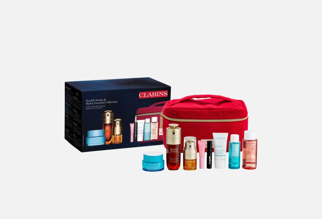 Clarins Skin Care Set RAMADAN Double Serum & Hydra Essentiel Collection